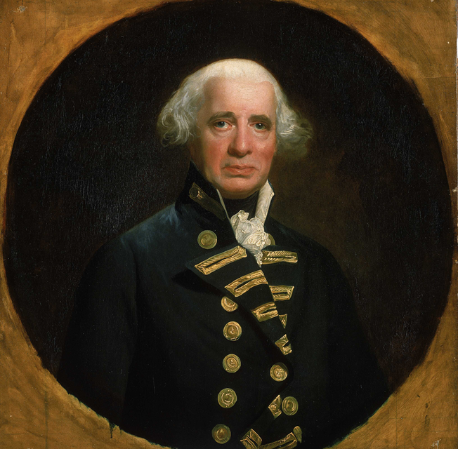 Richard Howe portrait
